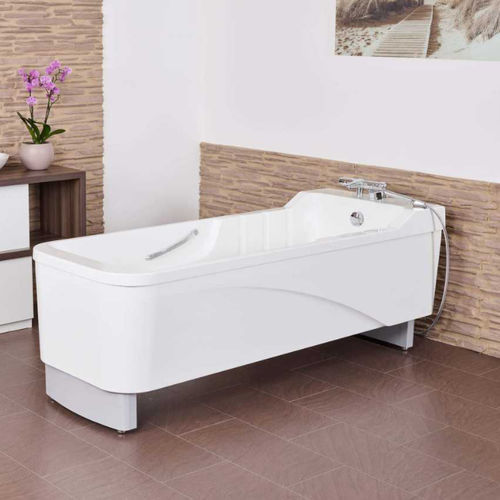 Vasca da bagno ospedaliera elettrica - AVERO VIVA - BEKA Hospitec - regolabile in altezza / Snoezelen / per il benessere