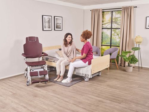 sedia da doccia con braccioli - BEKA Hospitec