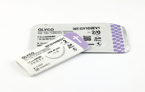 Filo di sutura assorbibile - GLYCO - Bio Sud Medical Systems - per chirurgia oftalmica / 2 / 0