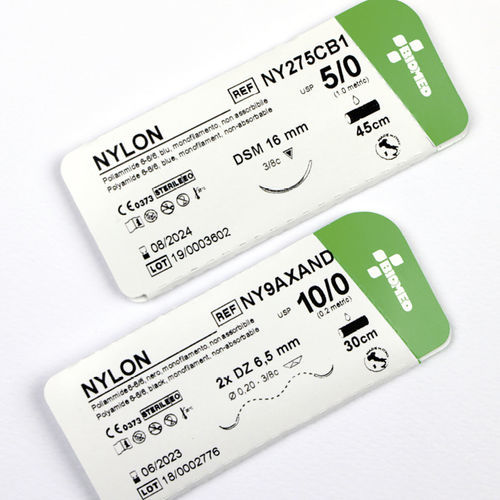 Filo di sutura non assorbibile - NYLON - Bio Sud Medical Systems - per chirurgia ortopedica / per chirurgia oftalmica / per chirurgia cardiovascolare