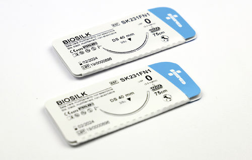Filo di sutura non assorbibile - BIOSILK - Bio Sud Medical Systems - per chirurgia generale / per chirurgia oftalmica / per neurochirurgia