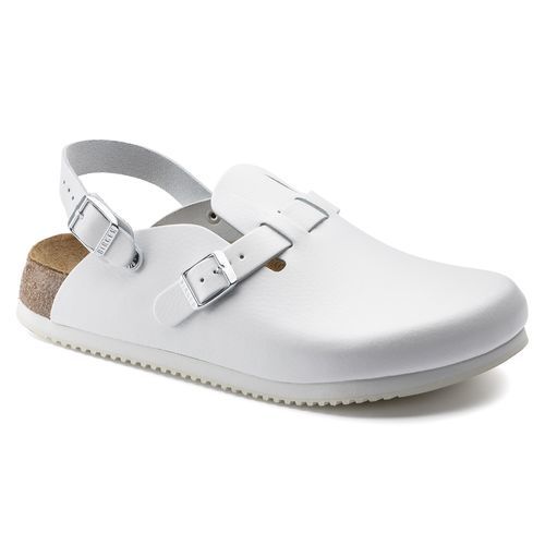 Zoccolo unisex - Kay Soft Footbed - Birkenstock - antiscivolo / lavabile / bianco