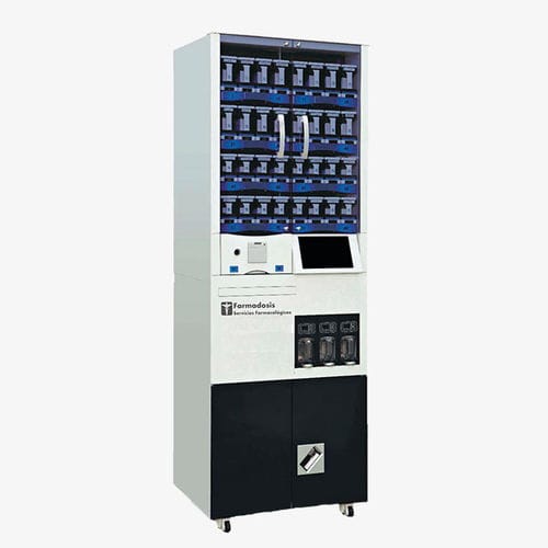 Macchina per imballaggi automatica - Farma 92L - Farmadosis SL - con rotelle / per compresse / per vaschette