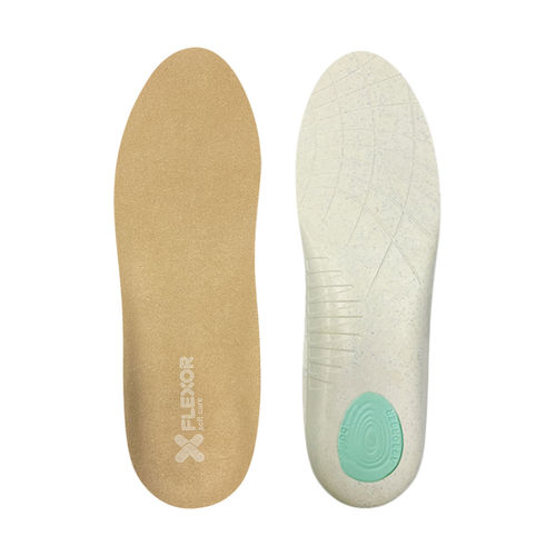 Soletta ortopedica con cuscinetti per tallone - Confort con base de Látex ECO y forro suave de mi - Flexor - su misura