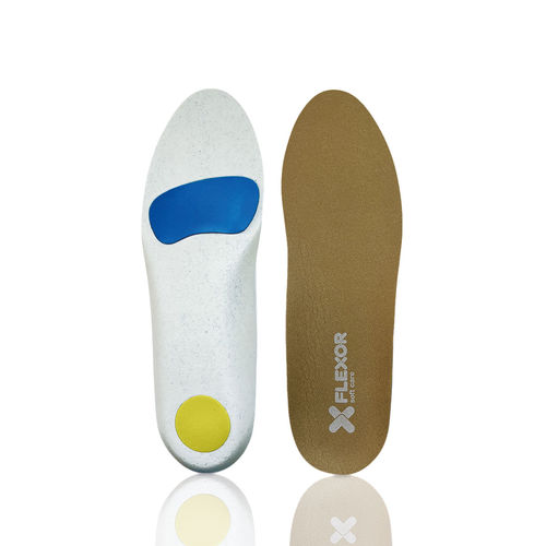 Soletta ortopedica con cuscinetti per tallone - Metatarsalgia con base de Látex ECO y forro - Flexor - su misura