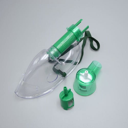 Maschera per ossigenoterapia in PVC - PA120 series - Hangzhou Formed Medical Devices - senza lattice / trasparente / Venturi