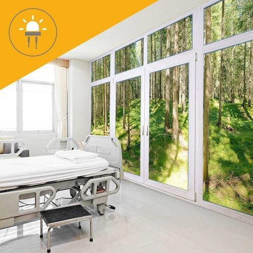 Pannello LED per ospedale - NATURELux® - Integromed GmbH - da parete / con animazioni grafiche