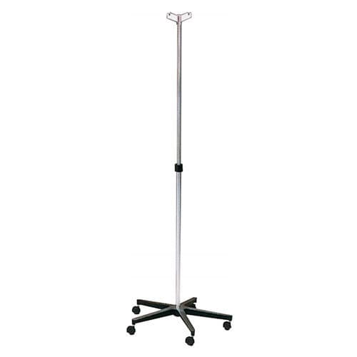 Asta portaflebo con rotelle - K606628 - Karrel Health Solutions - 2 ganci / in alluminio