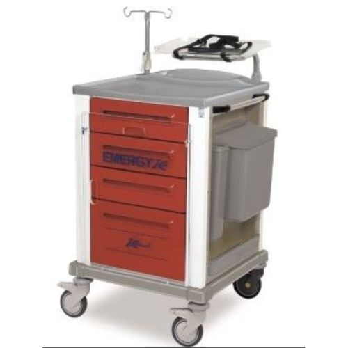 Carrello medico - K816419X - Karrel Health Solutions - di emergenza / per strumenti / per defibrillatore