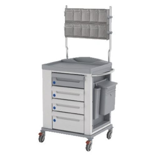 Carrello medico - KSM-MED3 - Karrel Health Solutions - per farmaci / portacateteri / portarifiuti