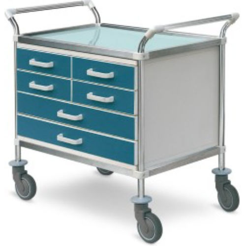 Carrello medico - K816006 - Karrel Health Solutions - per uso generale / per medicazione / in acciaio inossidabile