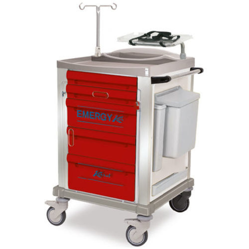 Carrello medico - K820210X - Karrel Health Solutions - di emergenza / per strumenti / per defibrillatore