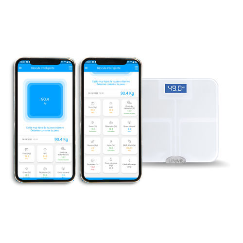 Applicazione iOS di analisi della composizione corporea - LifeVit - medica / per cure domiciliari / di monitoraggio