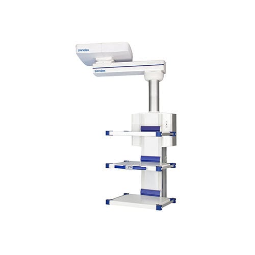 Braccio di distribuzione a soffitto - Panalex Medical - per terapia intensiva / per anestesia / per sala operatoria