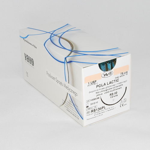 Filo di sutura assorbibile - PGLA LACTIC - Przedsiębiorstwo YAVO - per chirurgia generale / per chirurgia delle piaghe / per chirurgia ortopedica