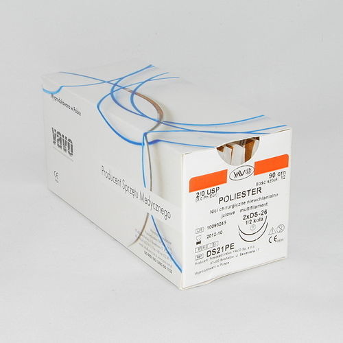 Filo di sutura non assorbibile - POLYESTER - Przedsiębiorstwo YAVO - per chirurgia ortopedica / per chirurgia uroginecologica / per chirurgia cardiovascolare