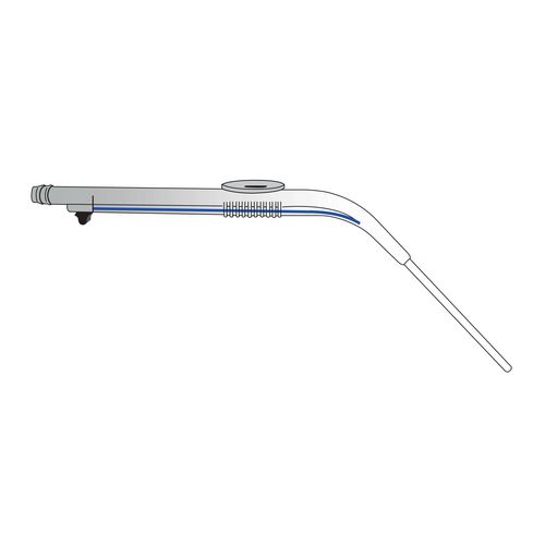 Cannula di aspirazione - CHICAGOTIP™ - NeuroEnterprises - per aspirazione neurologica / curva / monouso