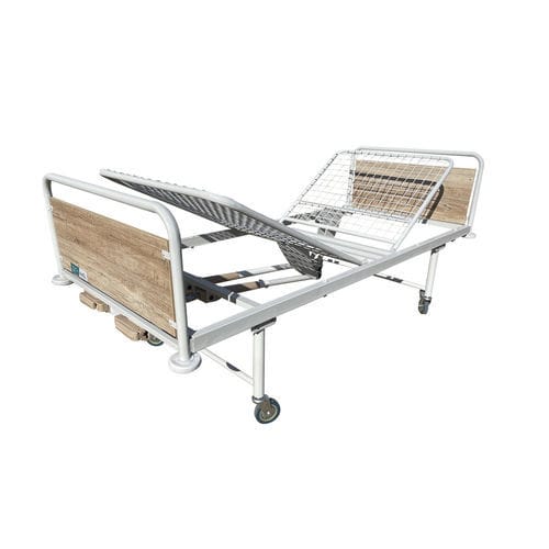 Letto meccanico - A 2 - Sté AMEL - da ospedale / ad altezza fissa / con rotelle