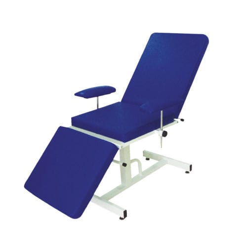 Poltrona per trasfusione di sangue manuale - Sté AMEL - a 3 sezioni / ad altezza fissa