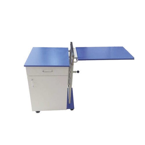 Comodino con rotelle - Sté AMEL - con tavolino servitore / con armadietto / con cassetti