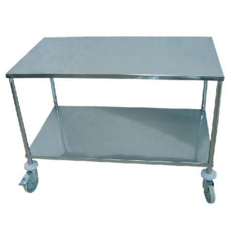Carrello medico - Sté AMEL - per strumenti / di trasporto / in acciaio inossidabile