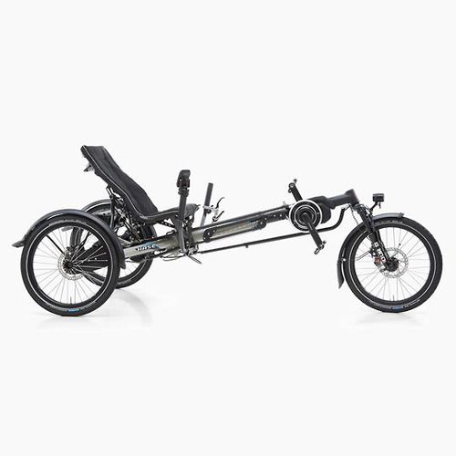 Triciclo reclinato a pedali - KETTWIESEL EVO  - Hase Bikes - elettrico / per adulto / pieghevole