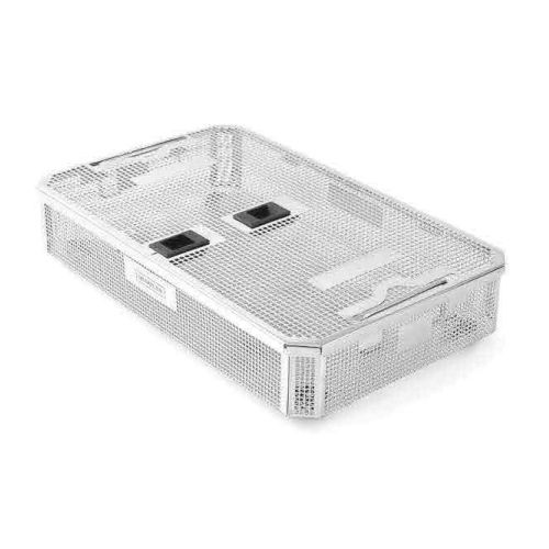 Cestello di sterilizzazione per strumenti - 21.34 series - SHARPLINE Surgical Innovations And Technologies - in acciaio inossidabile / con griglia