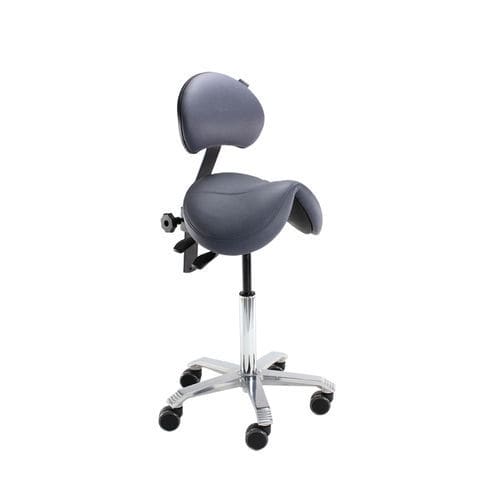 Sgabello per struttura sanitaria - Score Jumper - Forme Medical - girevole / con rotelle / con schienale