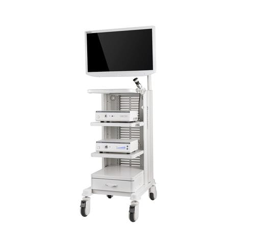 Carrello per endoscopia - Chongqing Xishan Science & Technology - di stoccaggio / compatto / mobile