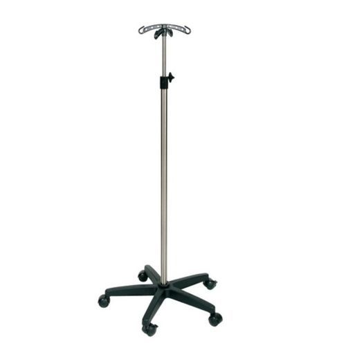 Asta portaflebo con rotelle - 45 400 05 - COMED - 4 ganci / 2 ganci / ad altezza regolabile