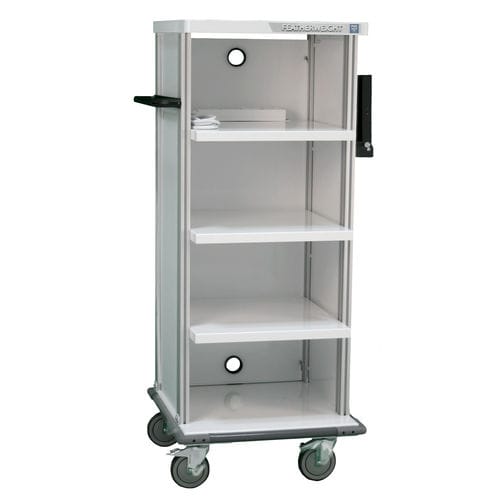 Carrello medico - Featherweight® Single Tower - PHS West - per endoscopia / di trasporto / con ripiano