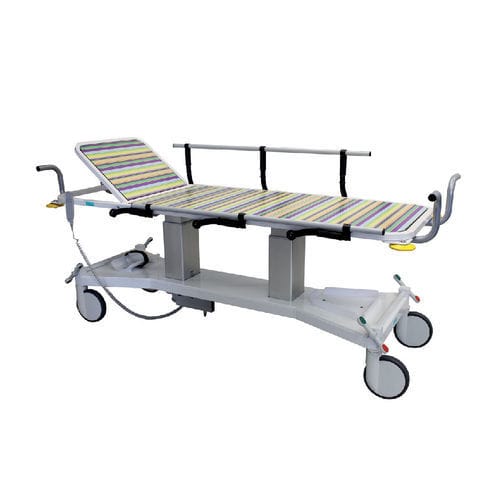 Barella con carrello da trasporto - 3XL01 - CALDARA - elettrica / ad altezza regolabile / con schienale regolabile