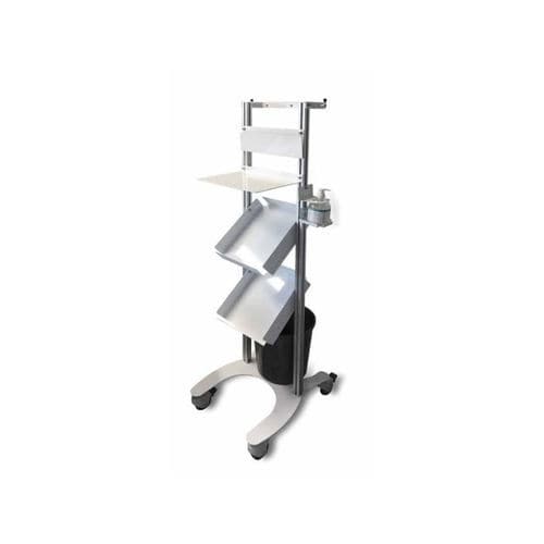 Carrello medico - T.33 - CALDARA - per uso generale / di isolamento / 3 ripiani