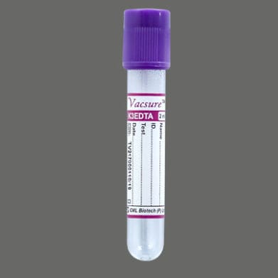 Provetta per prelievi cilindrico - VS-K3 - CML Biotech - in PET / per prelievo campioni / EDTA K3