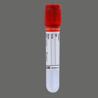 Provetta per prelievi cilindrico - SLD-Ca	 - CML Biotech - per prelievo campioni / con attivatore di coagulazione