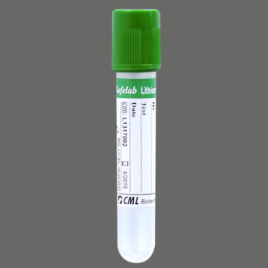 Provetta per prelievi cilindrico - SLD-LH	 - CML Biotech - al plasma / per prelievo campioni / eparina di litio