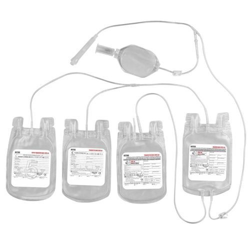 Sacca per sangue quadrupla - MITRA Industries - CPD/SAG-M / in PVC / WB-SP