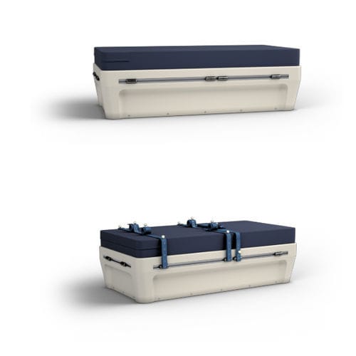 Letto medico - Cranium Medical Products - manuale / ad altezza fissa / a sezione unica