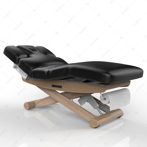 Lettino per spa elettrico - S'LunaX 2256 - Silverfox Corporation Limited - su rotelle / con schienale ad altezza regolabile / a 3 sezioni
