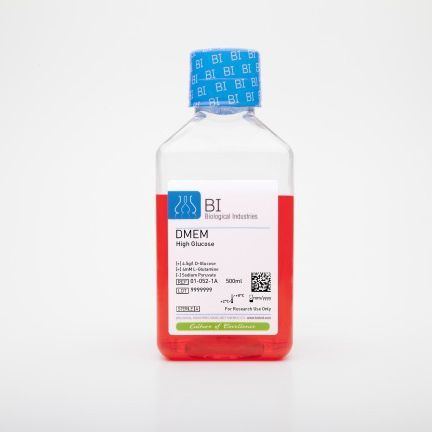 Reagente DMEM - 01-052-1A	 - Biological Industries - glutammina / per coltura cellulare / liquido
