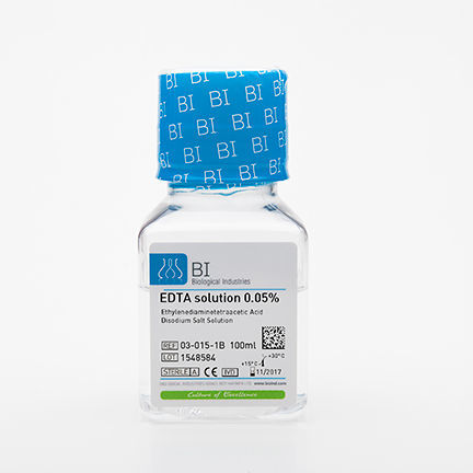 Reagente in soluzione - 03-015-1B - Biological Industries - tripsina-EDTA / per coltura cellulare