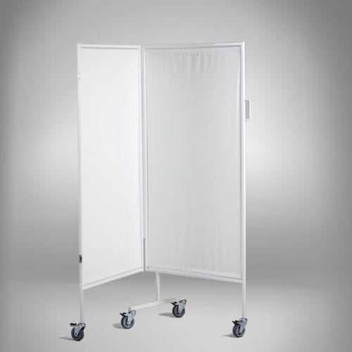 Paravento medicale pieghevole - 5202 - Equa OÜ - mobile / 2 pannelli / con tendina
