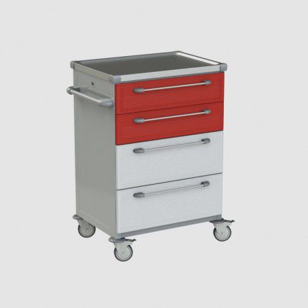 Carrello medico - 3142 - Equa OÜ - per strumenti / multifunzione / di stoccaggio