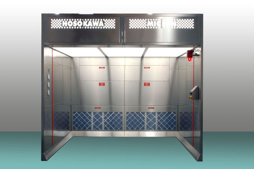 Cabina di contenimento - Hosokawa Micron - di campionamento / per l'industria farmaceutica / per manipolazione di polveri