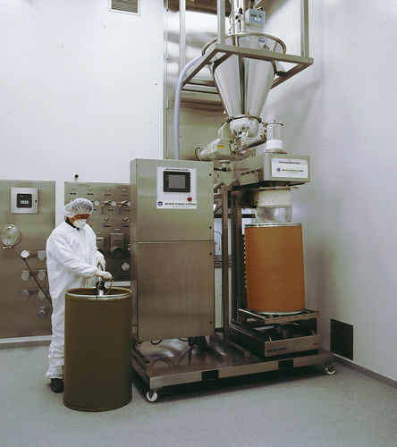 Riempitrice volumetrica - Hosokawa Micron - ponderale / per polveri / per l'industria farmaceutica