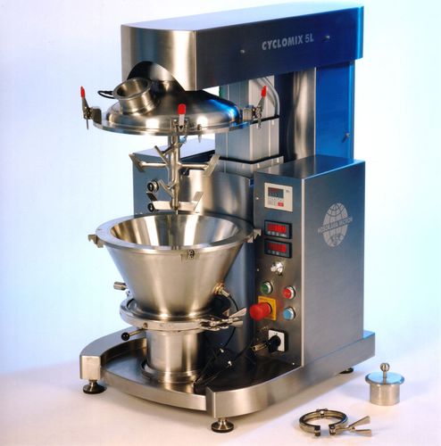 Mescolatore rotativo - Vrieco Nauta Cyclomix® - Hosokawa Micron - da banco / per l'industria farmaceutica / digitale