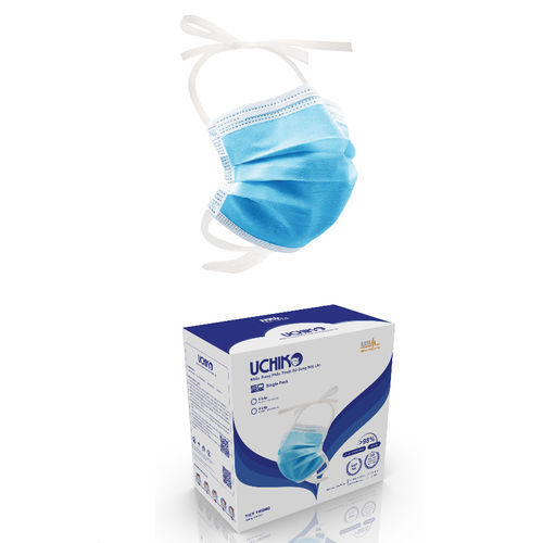 Mascherina chirurgica con filtro - UCHIKO - USM Healthcare Medical Devices Factory - a coppa / blu / bianca