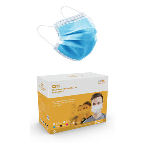 Mascherina chirurgica a coppa - QS  - USM Healthcare Medical Devices Factory - blu / rosa / nera