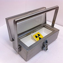 Contenitore per siringhe - 4BT-CRSC3	 - Bright Technologies - Bri-Tec - per trasporto di materiale radioattivo / in acciaio inossidabile