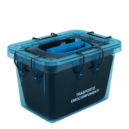 Contenitore di trasporto - EMO 01P - M.&G. INTL srl - per sacca di plasma / in polietilene / anticaduta